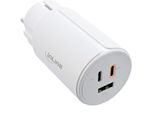 Inline® Usb Pd Netzteil, Gan LadegeräT, 3-Port, Dual USB-C + USB-A, 65W, Weiß (31506G)