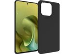 Per Motorola Moto G86 5G Silicone Tpu Custodia Protettiva Cover Flessibile Ultra Sottile Nero