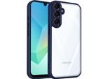 Custodia Per Samsung Galaxy A15/A15 5G Cover Posteriore Trasparente Con Cornice In Tpu, Antiurto Blu