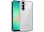 Custodia Per Samsung Galaxy A17 Cover Posteriore Trasparente Con Cornice In Tpu, Antiurto Grey