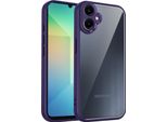 Custodia Per Samsung Galaxy A06/A06 5G Cover Posteriore Trasparente Con Cornice In Tpu, Antiurto Viola