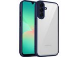 Custodia Per Samsung Galaxy M36/F36 Cover Posteriore Trasparente Con Cornice In Tpu, Antiurto Blu
