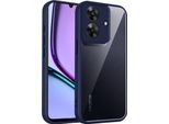 Custodia Per Realme Note 60/Realme Note 60X/Realme Narzo N61 Copertura Posteriore Trasparente Con Cornice In Tpu, Antiurto Blu