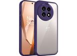Custodia Per Oneplus 13R/Oneplus Ace 5/Ace 5 Pro Copertura Posteriore Trasparente Con Cornice In Tpu, Antiurto Viola