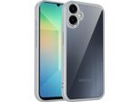 Custodia Per Samsung Galaxy A06/A06 5G Cover Posteriore Trasparente Con Cornice In Tpu, Antiurto Grigio