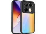 Custodia Per Infinix Note 40 Pro 4G/Note 40 Pro 5G/Note 40 Pro+/Note 40S Cover Posteriore Trasparente Con Cornice In Tpu, Antiurto Nero