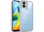 Custodia Per Xiaomi Redmi A1+/Redmi A2+/Poco C50/Poco C51 Cover Posteriore Trasparente Con Cornice In Tpu, Antiurto Grigio