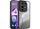 Custodia Per Infinix Note 50 4G/Note 50 Pro 4G Cover Posteriore Trasparente Con Telaio In Tpu, Antiurto Nero