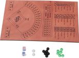 Baseball Dice Board Game Gioco Da Tavolo Di Baseball In Legno Divertente Con Dadi E Biglie Per Bambini, Adulti, Feste Di Famiglia E Vacanze