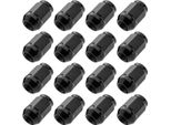 16X Dadi Ruota Dadi Ruota M12X1,5 35 Mm Cono Chiuso Nero