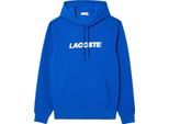 Lacoste - Felpa Con Cappuccio Da Uomo Piqué GT6760 (Xxl) (Blu)