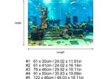 Poster Acquario Di Corallo Sfondo Subacqueo - Decorazione Murale Acquario 61 X 41 Cm