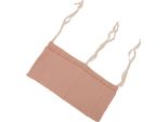 Borsa Portaoggetti Per Culla 2 Tasche Cinghia Regolabile Per Giocattoli Rosa
