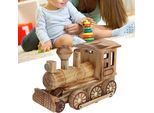 Locomotiva In Legno Modello Treno Giocattolo, 7,9 * 5,1 3,1In Locomotiva A Vapore Educativo, Per La Casa Decorare La Stanza Dei Bambini Decorare La Stanza Dei Bambini