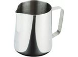 Aps 10329 Caraffa Per Latte/Universale Aps, Acciaio Inox Lucido, 0,6 L