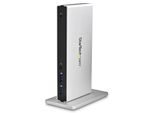 Startech.Com Docking Station Universale Per Laptop Usb 3.0 Per Dual-Monitor Dvi Gigabit Ethernet Con Adattatori Hdmi / Vga - Adattatore Usb A Dvi Hdmi O Vga - Dock Dvi Verticale Per Mac E Windows