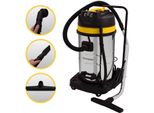 Syntrox Chef Cleaner VC-3900W-80L Aspirapolvere Industriale Aspirapolvere A Secco Umido Acciaio Inox 80 L