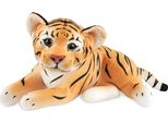 Brubaker Peluche Tigre - Peluche Da 30 Cm - Peluche Per Bambini Grande Gatto Sdraiato - Peluche Per Bambini, Marrone