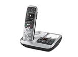Gigaset E560A DECT Schnurloses Telefon mit Anrufbeantworter und Anrufer-ID Schwarz/Silber