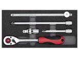 Gedore Rosso R22150008 Set Di Chiavi A Bussola 1/2" 2/6 Ct Modulo 5 Pezzi, 3301707"