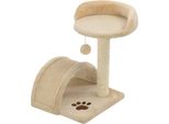 Vidaxl Tiragraffi Per Gatti In Sisal 40 Cm Beige E Marrone