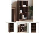 The Living Store Libreria Effetto Rovere Marrone 57X28,5X107,5 Cm Materiale In Legno