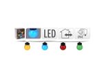 Progarden Catena Luminosa Per Feste A Led 10 Lampade Multicolore 12V