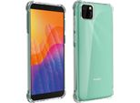 Akashi, Akashi Huawei Y5P Custodia In Silicone, Antiurto, Trasparente