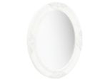 Vidaxl Specchio Da Parete In Stile Barocco 50X60 Cm Bianco