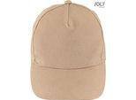 Sols 88119 | Cappello A Cinque Pannelli Buzz - Colore: Sabbia - Taglia: Unica