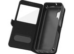 Avizar, Samsung Galaxy A32 5G Cover Con Doppia Finestra E Funzione Stand, Nero