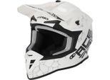 Casco Da Motocross Acerbis Linear Solid 2024, Bianco, Xs (53/54)