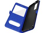 Samsung A52 / A52S Cover Con Doppia Finestra E Funzione Stand - Blu