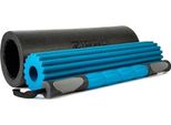Set Massaggio Zipro Con Rullo Fascia E Rullo Massaggio - Palestra Fitness Pilates Physio - 3 Elementi Colore Blu