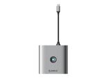 Adapter Hub 8W1 Orico, Hdmi 4K + 3X USB-A 3.0, USB-C, 100W Pd + Sd/Tf