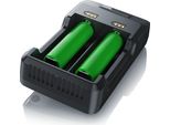 Caricabatterie Aplic 2000 Ma, Caricabatterie Usb Con Due Slot Per Batterie Ni-Mh / Ni-Cd / Li-Ion
