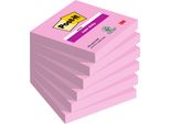 Post-It® 7100259225 Post-It® Super Sticky Haftnotizen Extrastark Pink 6 BlöCke