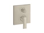 Hansgrohe Fertigmontageset Axor Citterio Up-Wannen-Einhebelmischer, M Hebel, Brushed Nickel (39455820)
