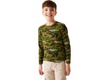 Regatta - Maglietta "Wenbie Iii"" Per Bambini A Maniche Lunghe RG8054 (116) (Verde Nefrite)"