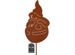 Kotarbau® Decorazione Da Giardino Figure Ruggine 70Cm Babbo Natale Decorazione Giardino Ecorost Spina Da Giardino Figure Da Giardino Natalizie & Statue Da Giardino Spina Ruggine Decorazione Da Giardino Per Esterni Acciaio Inox