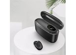 Cuffie Auricolari Singoli/Doppi Auricolari Senza Fili Bluetooth 5.0 Sport Tws In-Ear Headset Black_ Earbud