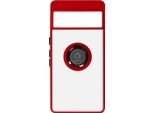 Custodia Ibrida Per Cellulare Con Supporto Ad Anello Google Pixel 7 Pro - Rosso