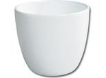 Coprivaso In Ceramica Primus Pastel Bianco 19 Cm