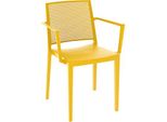 Poltrona Da Giardino Grid Armchair Giallo Senape