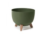 Lamela Spolka Z Organiczona Odpowiedź. MíSa Roma - Zelena Eco Ø 40 Cm 25 Cm