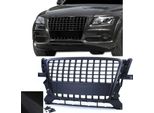Griglia Radiatore Griglia Sportiva Griglia A Nido D'ape Nero Opaco Per Audi Q5 8R Dal 2008-2012