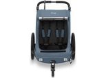 Hauck Dryk Duo Plus Dark Blue Fahrradanhänger Fahrradzubehör Anhänger Wagen