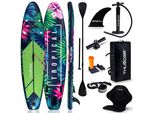 Thunder® | Tropi 320 | Tavola Da Sup Gonfiabile | 320×75×15 Cm | Set Con Sedile Da Kayak, Zaino, Pompa A Doppio Sollevamento, Pagaia | 15 Psi