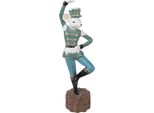 Clayre & Eef Figurina Topo 26 Cm In Poliresina Blu