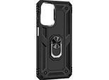 Custodia Ibrida Per Cellulare Con Supporto Ad Anello Per Samsung Galaxy A23 5G / M23 - Nero